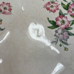 Vintage Floral Plate